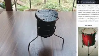 Tom de piso, artesanías con caucho.