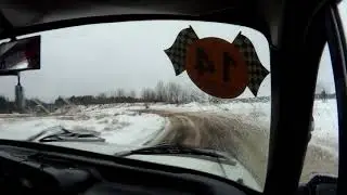 Onboard, Илья, Москвич 2140. Спринт 2 февраля 2020г. Вышний Волочек