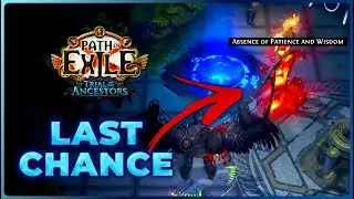 First Time Fighting Endgame Boss in Path of Exile! (Searing Exarch)