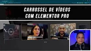 Carrossel 3D de Vídeos com Elementor