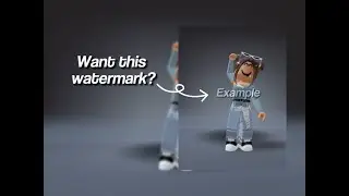 Tutorial for watermark on Capcut only!