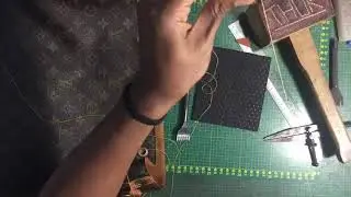 Trim replacement of Louis Vuitton Noe bucket bag.