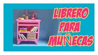 como hacer un mueble librero estante para muñecas y una cesta para libros y revistas