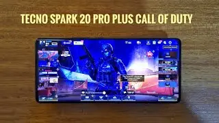Tecno spark 20 pro plus call of duty game play.