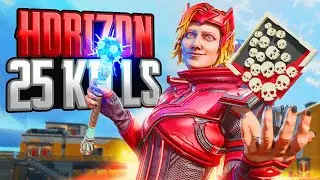 AMAZING Horizon 25 KILLS and 5,900 Damage Apex Legends Gameplay