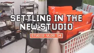 Studio Vlog 54 ✿ settling into a new space, ASMR packaging orders, and opening happy mail ✿ PH