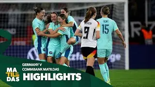CommBank Matildas v Germany | Highlights | International Friendly