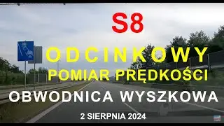 #322  S8 - odcinkowy pomiar prędkości – obwodnica Wyszkowa.