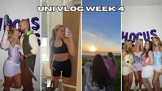 UNI WEEK 4 VLOG ! OUR HALLOWEEN PARTY- Robyn Emily