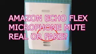 AMAZON ECHO FLEX: MICROPHONE MUTE, REAL OR FAKE?