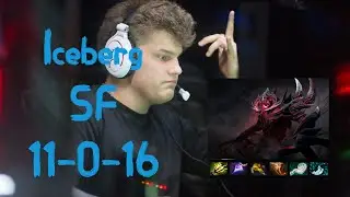 NAVi.Iceberg [Shadow Fiend] Easy Destroyed Mid Lane Dota 2