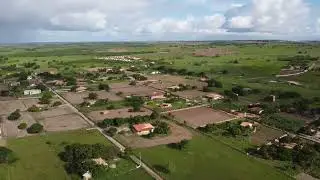 Imagens áerea na entrada do municipio de Cumbe - Sergipe