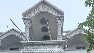 @building @design @Bali @cement Dia naksha #bulding #design #round #pilar #design #janala