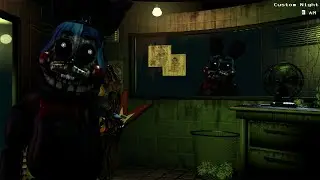 Phantom Withered Bonnie took Toy Bonnie's face! (FNaF 3 Mods)