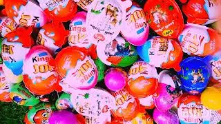 100 Yummy  Kindar Surprise Egg Toy Opening A Lot Of kindar Joy chocolate ASMR