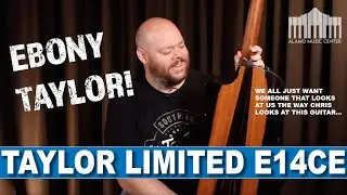 Taylor Guitars Limited Edition E14CE with beautiful Ebony Back and Sides! | Very Rare!