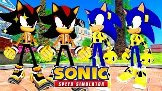 There Are TWO Gold Racesuit Sonic & Shadow Skins! (Sonic Speed Simulator)
