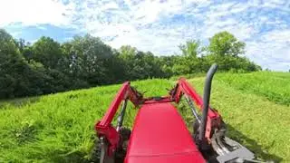 Insta360 MF2607H with BH217 7ft. mower go at Sericea Lespedeza