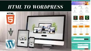 html to WordPress conversion step by step tutorial for beginners in Hindi