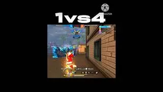 Free fire 1 vs 4 ace Bizon 🗿 impossible.By player.#freefire #shorts #viralshorts