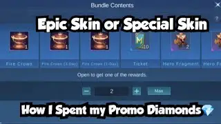 See Which Skin I bought by Promo Diamonds 💎#mobilelegends #youtube #mobilelegendscreatorcamp