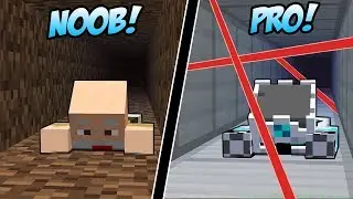 BURONAN NOOB KABUR DARI PENJARA VS BURONAN PRO KABUR DARI PENJARA DI MINECRAFT!