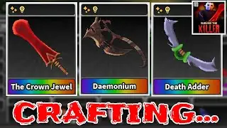 Crafting The Crown Jewel, Death Adder and Daemonium - New Knives in STK