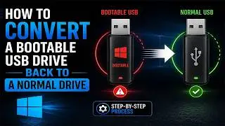 How To Convert A Bootable Usb Drive Back To A Normal Usb Drive