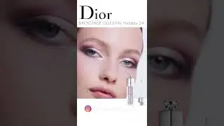 NEW DIOR HOLIDAY 2024 BACKSTAGE CELESTIAL lip maximizer eyeshadow & face palette|Festive Makeup look