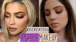 RECREATING KYLIE JENNER'S KYLIE x JORDYN COLLECTION MAKEUP LOOK