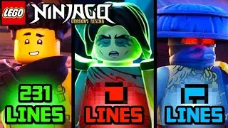 How Many Speaking Lines Each Season 3 Character Has! 👀 Ninjago Dragons Rising Season 3 Alleged News