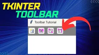 How to create a Toolbar in Tkinter (UI + Functionality)