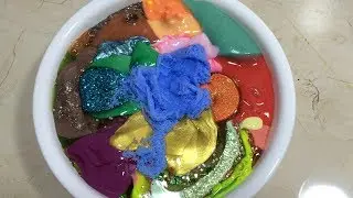 MIXING ALL MY SLIME !! SLIME SMOOTHIE  SATISFYING VIDEOS ! #23