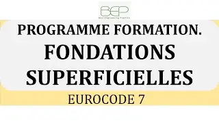 Géotechnique - Programme formation Fondations superficielles - Eurocode 7