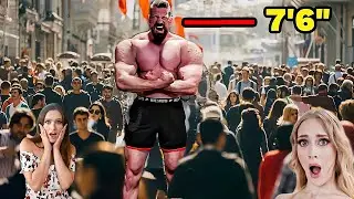 When Tallest Bodybuilders Go Out In Public 😳