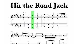 Ray Charles - Hit The Road Jack Sheet Music