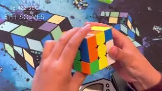 5 Rubik’s Cube Solves