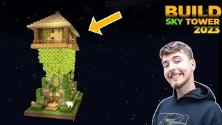 🤩 Sky tower build in Minecraft pocket edition