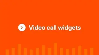 Video call widgets UI, UX Design Exploration with Framer and no code