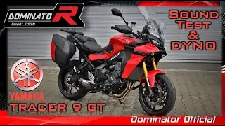 Yamaha Tracer 9 GT 2022 ⚡️ Dominator Exhaust Sound Compilation 🏍 DYNO Test 🔥