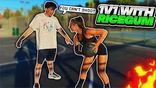 1V1 W/ RICE GUM THE LEGENDARY HOOPER HOOPER IRL BASKETBALL