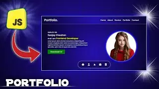 Create  A Responsive Portfolio Website Using HTML And CSS  Only Easy Tutorial Step-By-Steps
