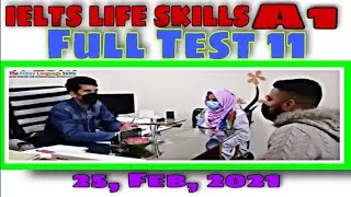 IELTS Life Skills A1 | Full Test | #11 | By TFLS | 2021