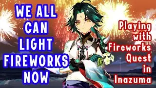 We can Light Fireworks now in Genshin impact