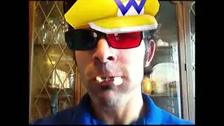 Wario Eats a garlic