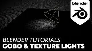 How To Create Gobo Lights & Project Textures Through Lights in Blender. 3D Blender 4.2 Tutorial