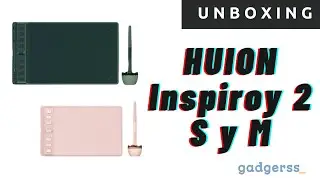 Unboxing de las tabletas digitalizadoras HUION Inspiroy 2 S y M