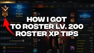 Lost Ark: How I Got Roster Lv. 200 | Roster XP Tips!