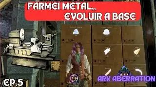 Farmei METAL e EVOLUIR nossa base....#arkascended  #aberration