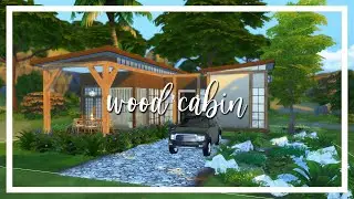 The Sims 4 - Wood Cabin // Speed Build + CC Links | ARISHIN